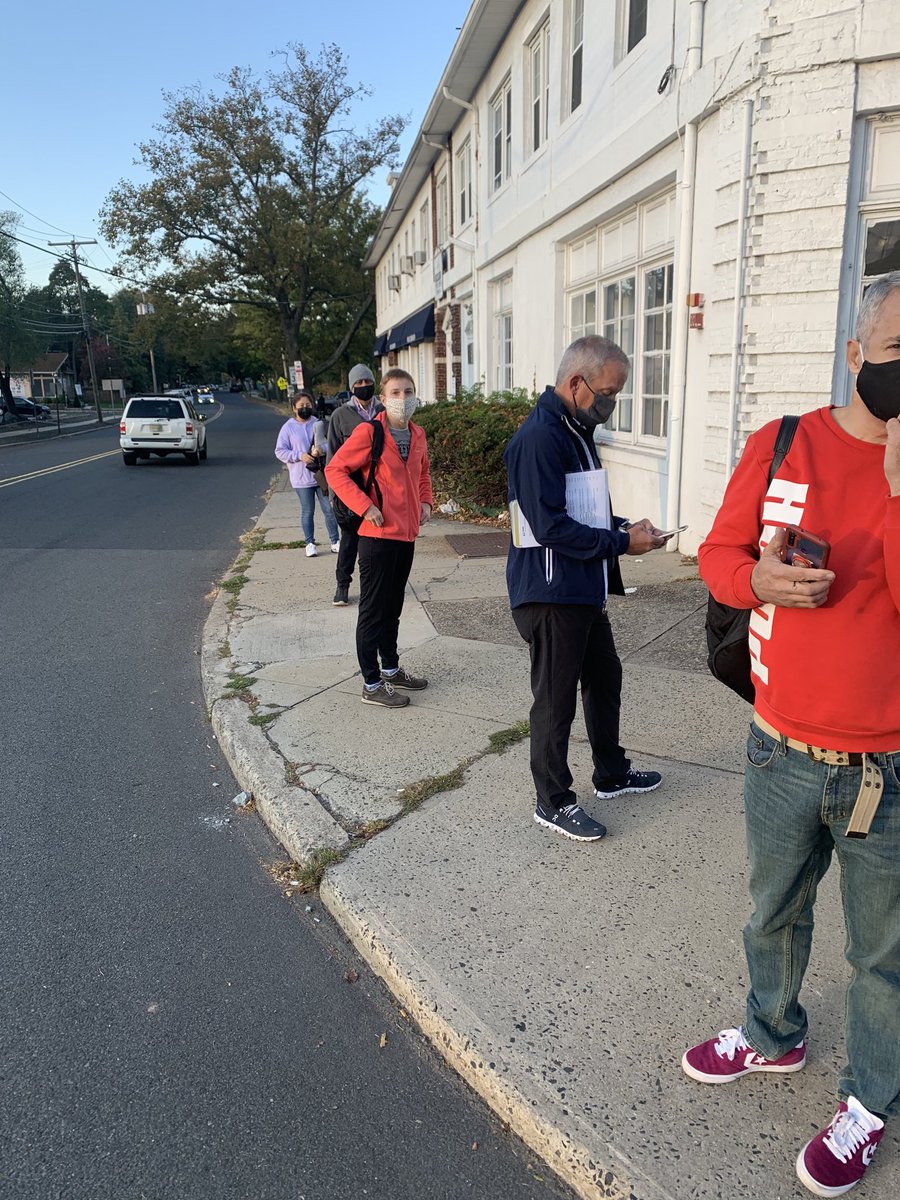 End of the NJ MVC line at 7:45, only 138!