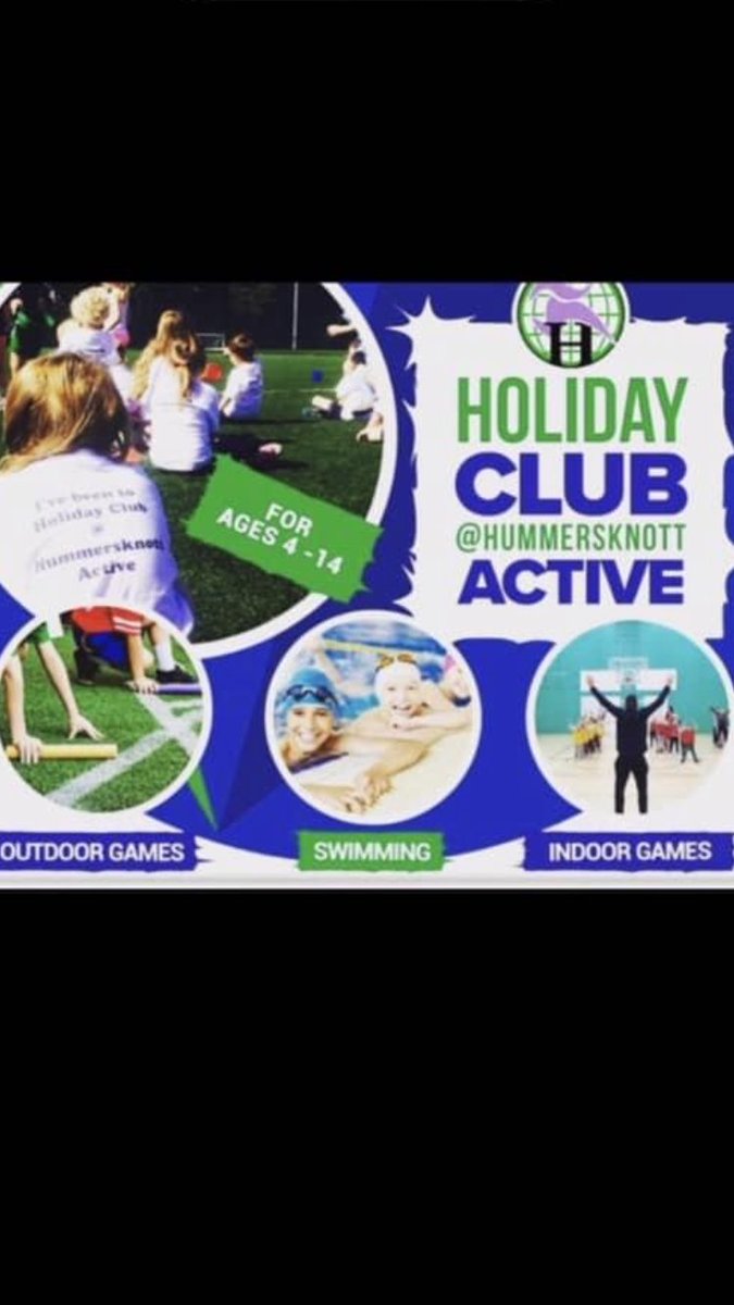 Hummersknott Active is back running its successful holiday club during half term week 26th-30th October. For more details head to our website now! hummersknott.org.uk/hummersknott-a…