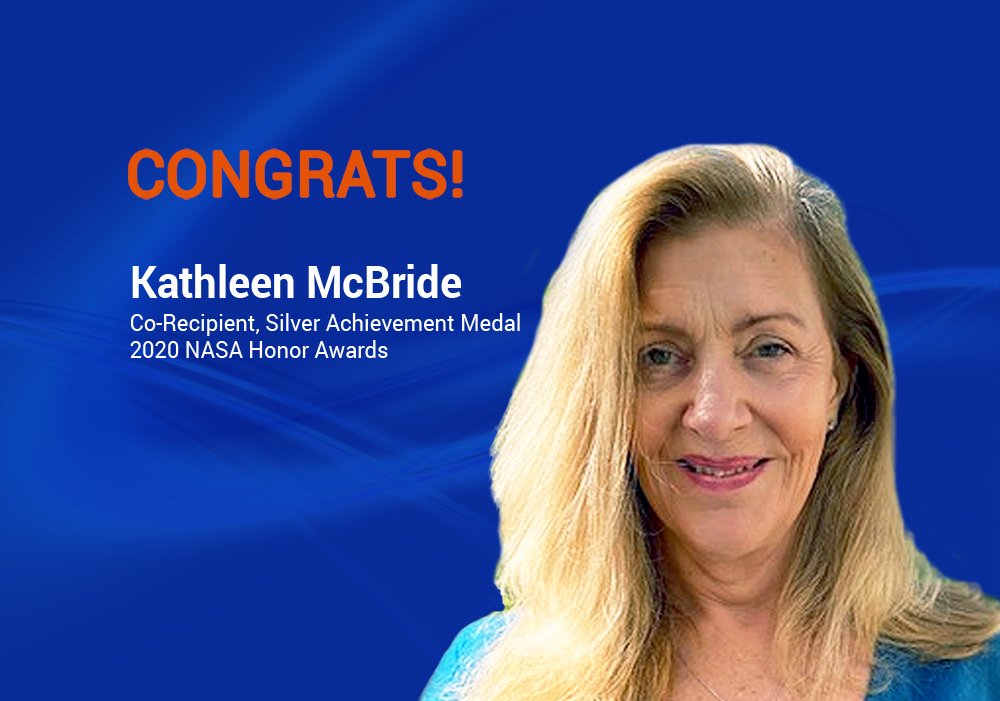 LMIsolutionscom's tweet photo. 👏 #Congratulations to Kathleen McBride on her @NASA Honor Awards recognition as a member of its Hiring Flexibilities Team. She contributed to improved and streamlined talent acquisition processes. Way to go, Kathleen! 

// #TheLMIWay #WhyLMI #NASA // https://t.co/9K2ZK4VRme