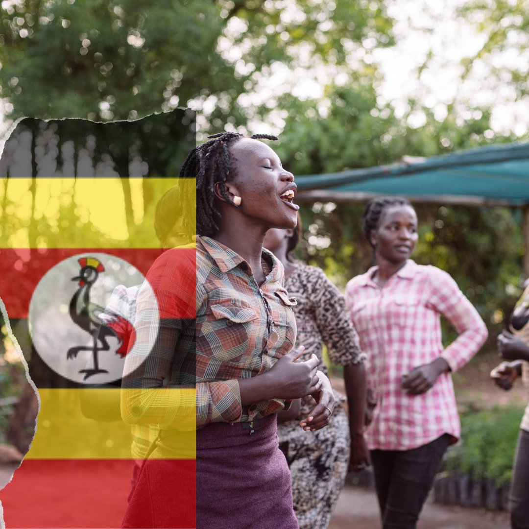 Oh Uganda!
The land that Feeds us,
By sun and fertile soil grown,
For our own dear land,
We'll always stand,
The Pearl of Africa's Crown.

Happy Independence Day, Uganda!