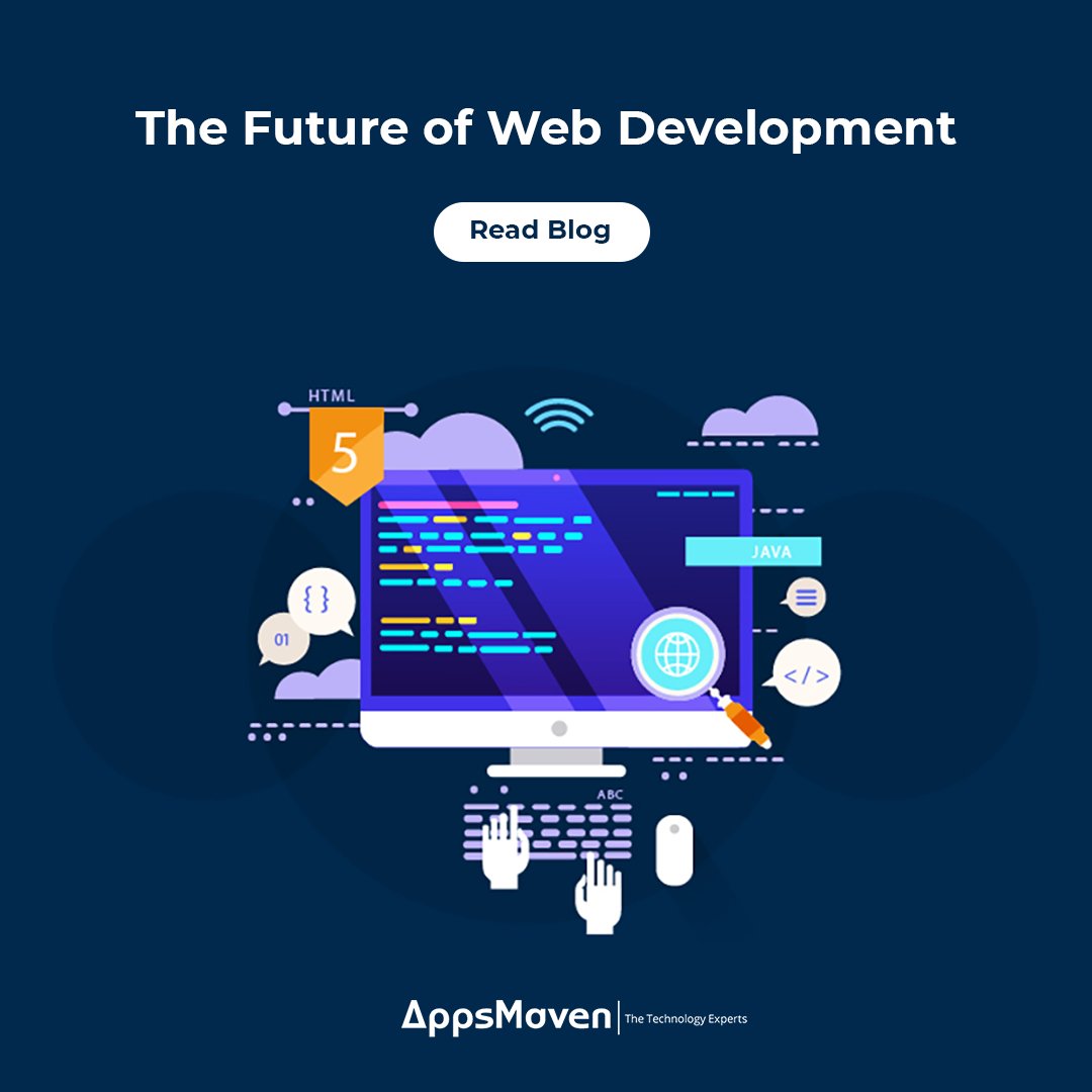 AppsMaven's tweet image. Check out our new blog on the Future of Web Development, detailing the trends dominating the world of technology!
Learn More- bit.ly/2SHAKAi
#webdevelopment #futureofwebdevelopment #artificialintelligence #IoT #virtualrealityexperience #360degreevidoes #AppsMaven #Blog