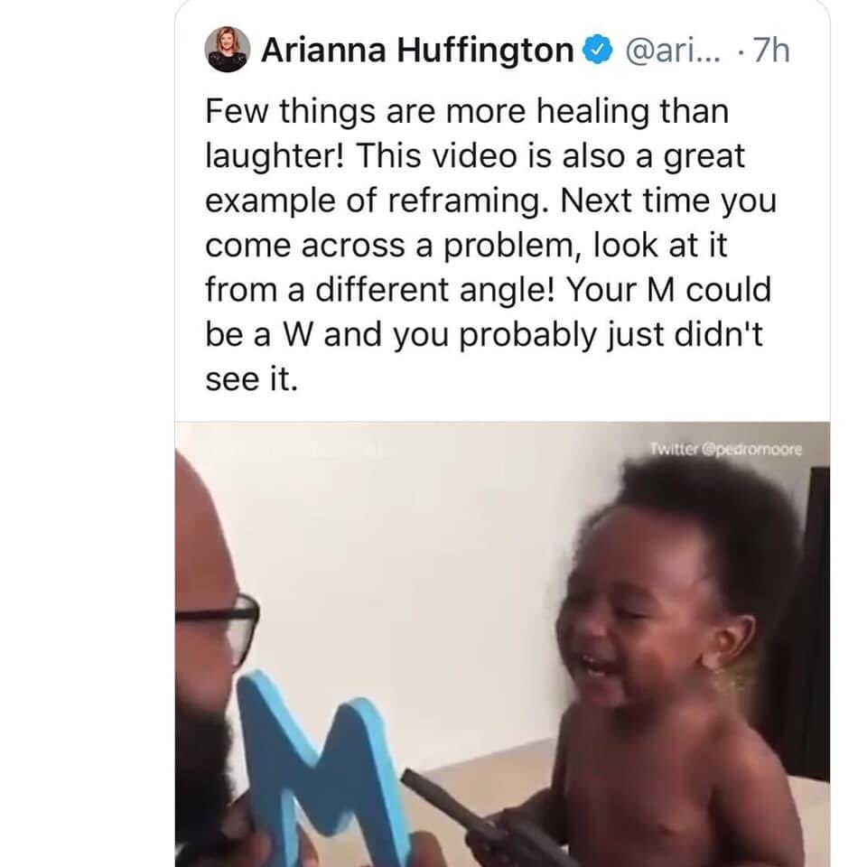 pedromoore's tweet image. When @ariannahuff tweets your son. #tbt #viralbaby #learningabcs