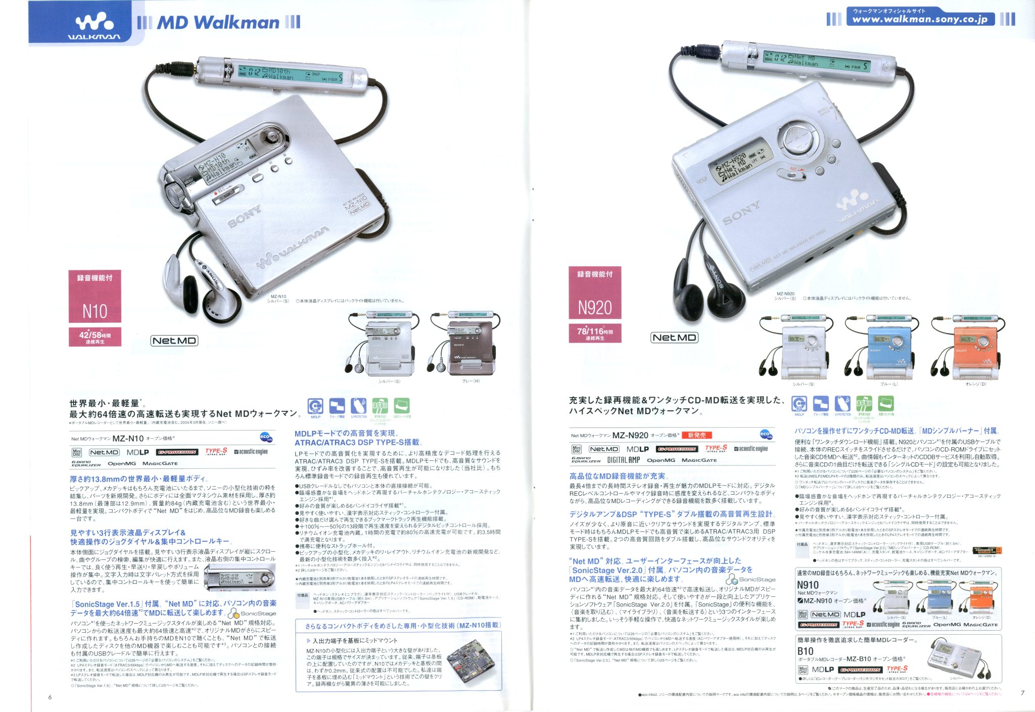 SONY　MDディスカムカタログ SONY MDディスカムカタログ
