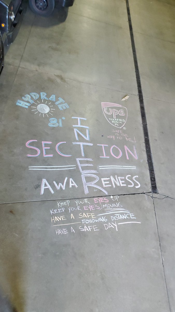 "A beautiful day to be safe".. That is Everyday.
Keep your eyes up and moving. Clear your intersections <a href="/EastUPSers/">East Region UPSers</a> @ups <a href="/UPS/">UPS</a>_News <a href="/UPSers/">UPSers</a> @ups