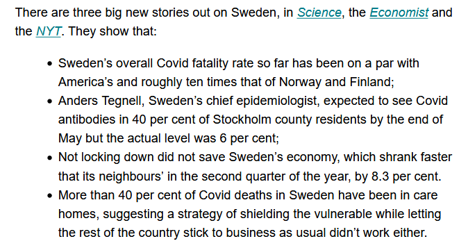 MartinBarrow's tweet image. One for fans of Sweden's COVID non-lockdown (via @tortoise)