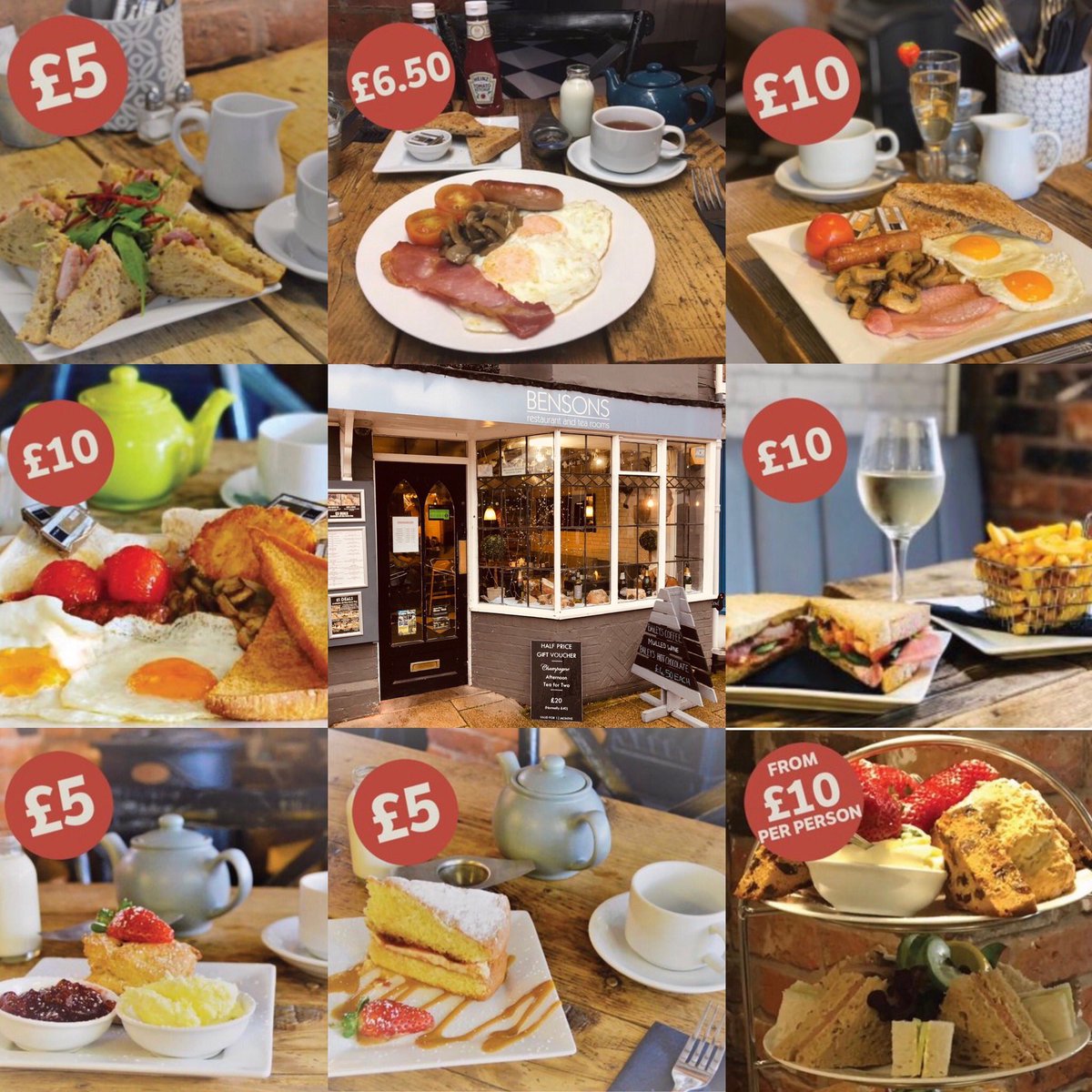 #mealdeals #stratforduponavon bensonsrestaurant.co.uk