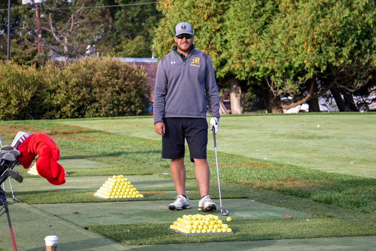 It's a different kind of swing, but it's always a pleasure to see <a href="/mcccbaseball/">Mercer Baseball</a> and <a href="/kevk1212/">Kevk1212</a> on the green for our Golf Classic! #RollVikes