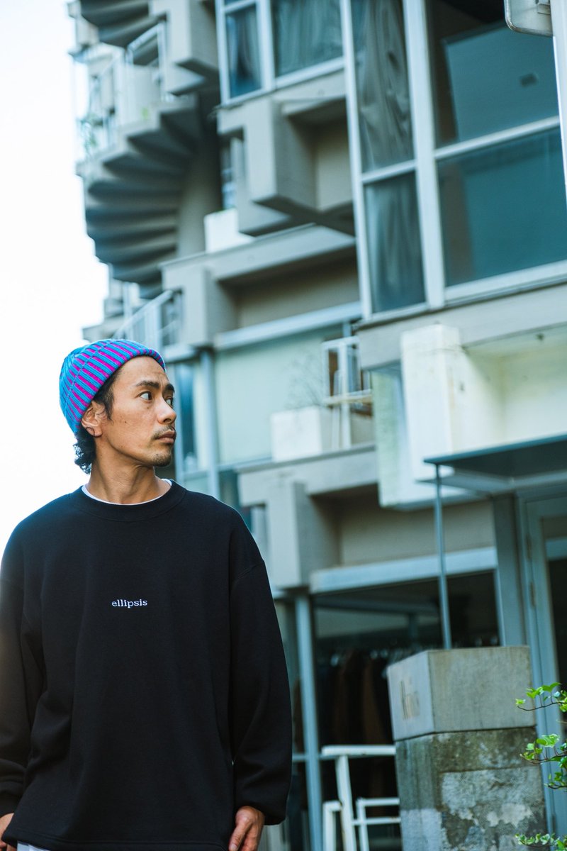 Ellipsis Official New Arrival Logo Crew Kneck Sweat マシュマロ スウェット 裏起毛で柔らかく マシュマロの様な肌触り Ellipsis イリップシス クルーネックスウェット ビッグt ビッグシルエット シンプルデザイン ストリート