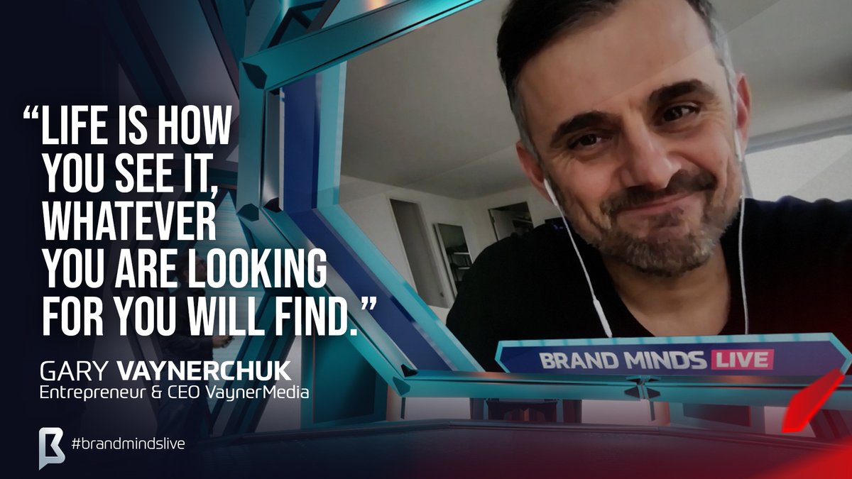Decide what you want and make it big. Go all in. 
➡️ Make life count. 
➡️ Make it beautiful and make it bold. 
➡️ Don’t be afraid to put yourself out there — life’s too short for anything else.

#BrandMindsLive #Garyvee
