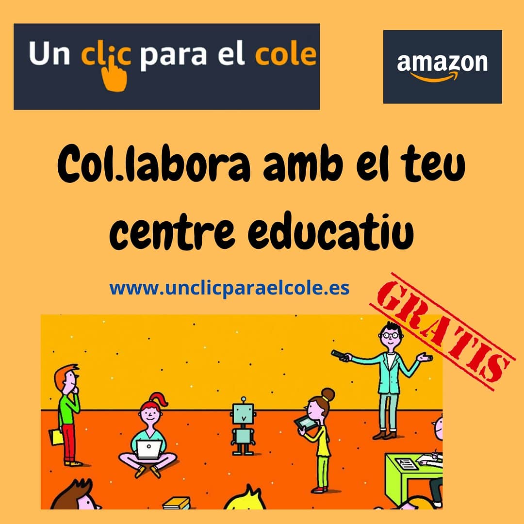 EscolaSJB's tweet photo. Col.labora amb l' #escolasantjoanbaptista !Uneix-te a la iniciativa #UnClicParaElCole.
Amazon📦 donarà un 2,5% de les vostres compres per l'escola de manera virtual. 
.
Descubreix també l'#AmazonDigitalLab un món de recursos digitals 💻 #vueltaalcole
https://t.co/maptuc4waW https://t.co/cw1sTAD9fd
