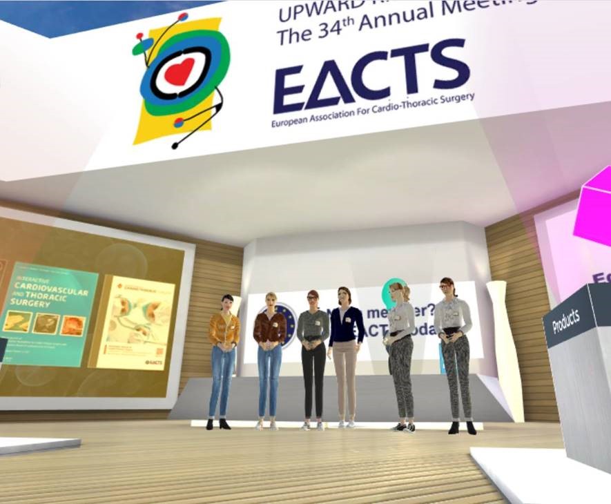EACTS's tweet photo. Don't forget! Get your 20 CME Credits (ECMEC) by going to the EACTS Booth and completing the evaluation! #EACTS2020. The #EACTS team are waiting to help! https://t.co/A6LeJBzYYU