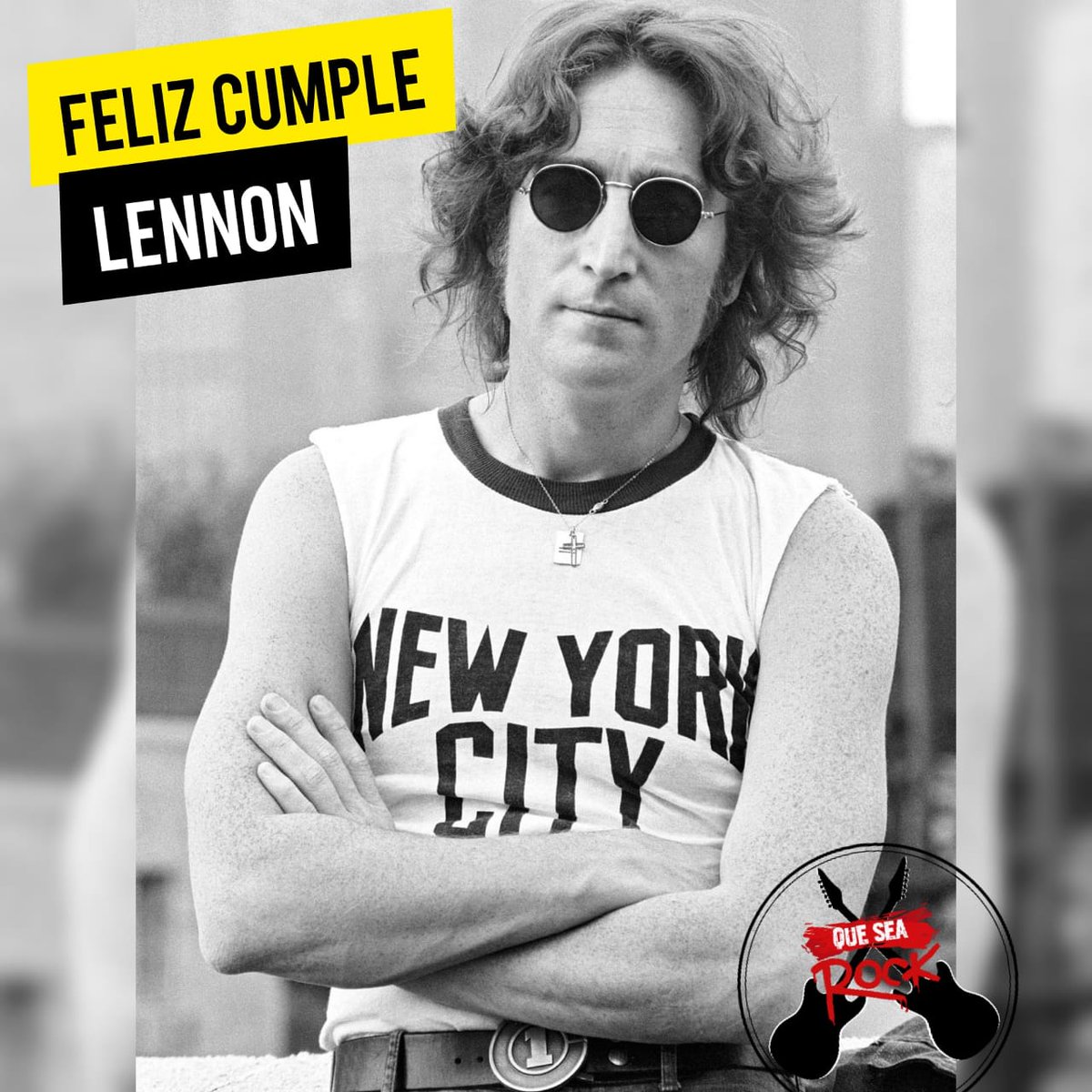 🎂Hoy celebramos el cumpleaños número 80 del magnífico <a href="/johnlennon/">John Lennon</a> . 
Nacido un 9 de Octubre de 1940 en Liverpool, Reino Unido.
🎸Rebelde, agitador, compositor, multinstrumentista, dibujante, actor, activista , músico, poeta y miembro fundador de la banda <a href="/thebeatles/">The Beatles</a>
#JohnLennon