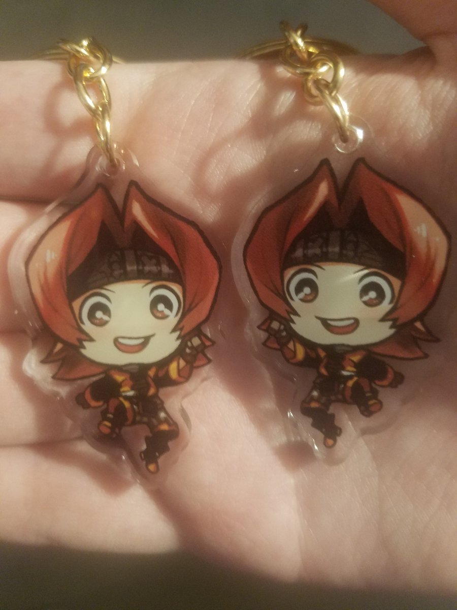 Killer_Draco's tweet photo. What's better than a Rai charm? Two of them! 

Thank you to @bigglyboof who made not one but two charms of my son for my birthday! https://t.co/pnosRiuRcx
