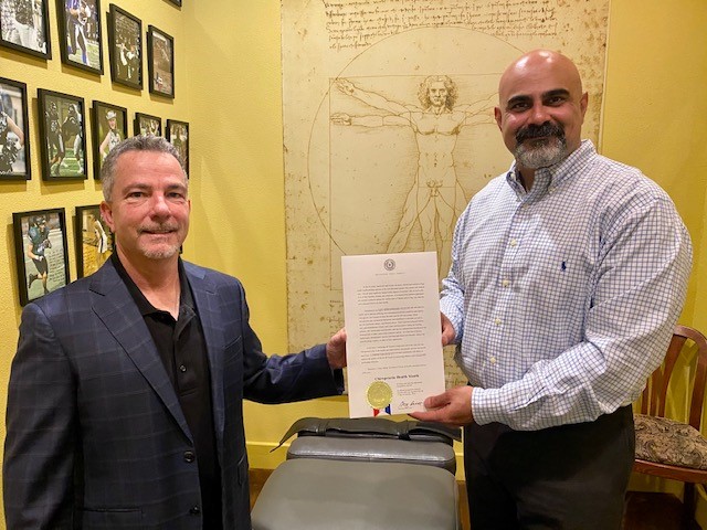 chiro_texas's tweet photo. Big news! Gov. Greg Abbott has proclaimed October 2020 as Chiropractic Health Month in Texas. Our state's leader lauds chiropractors for providing safe, effective care for neuromusculoskeletal conditions. Read the press release: https://t.co/WiRSO6k234
#chirohealthmonth #acatoday https://t.co/8aPaELzcJ8