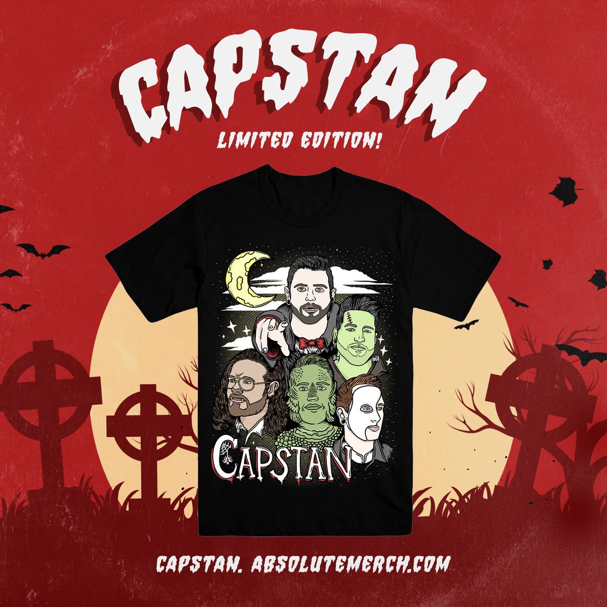 Snag our exclusive Halloween shirt from 
@AbsoluteMerch...before it’s too late! 👻😱👻

capstan.absolutemerch.com