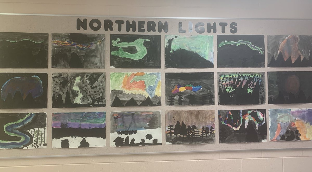 The Northern Lights according to the Gr. 2s! <a href="/MsgrDoyle_CCSD/">Monsignor Doyle School</a>