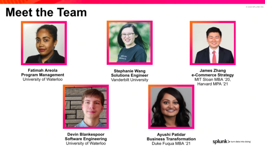 splunk's tweet image. Now here’s what we call a feel-good Friday story. The winners of our annual Splunk for Splunkterns program created a project aimed toward reducing the homework gap — a digital divide in the United States. Meet the team here: splk.it/34KaMSi #splunklife #SplunkForGood