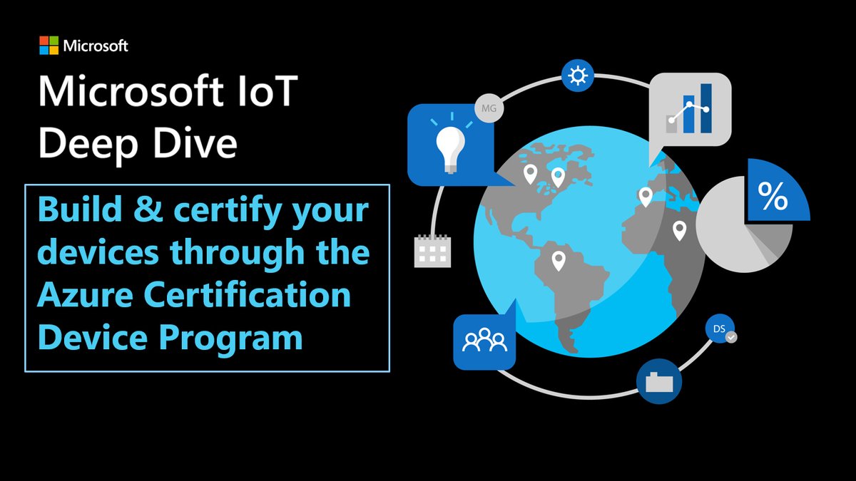 MSIoTDevs's tweet image. Did you miss our live video session, hosted by @AltaOhms, on helping you build and certify IoT devices via the Azure Certification Device program? Well, you’re in luck as we have it and an overview of IoT Plug and Play, on-demand! msft.it/6010TxOqG #MSIoT #IoTDev #AzureIoT