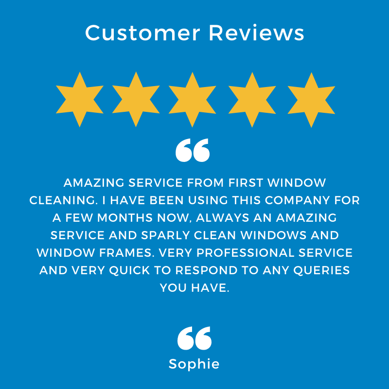 FirstWindowC's tweet image. It&apos;s so nice getting great feedback like this! Thanks to Sophie for taking the time to leave this fab review! #windowcleaner #windowcleaning #Newquay #Perranporth #Truro
