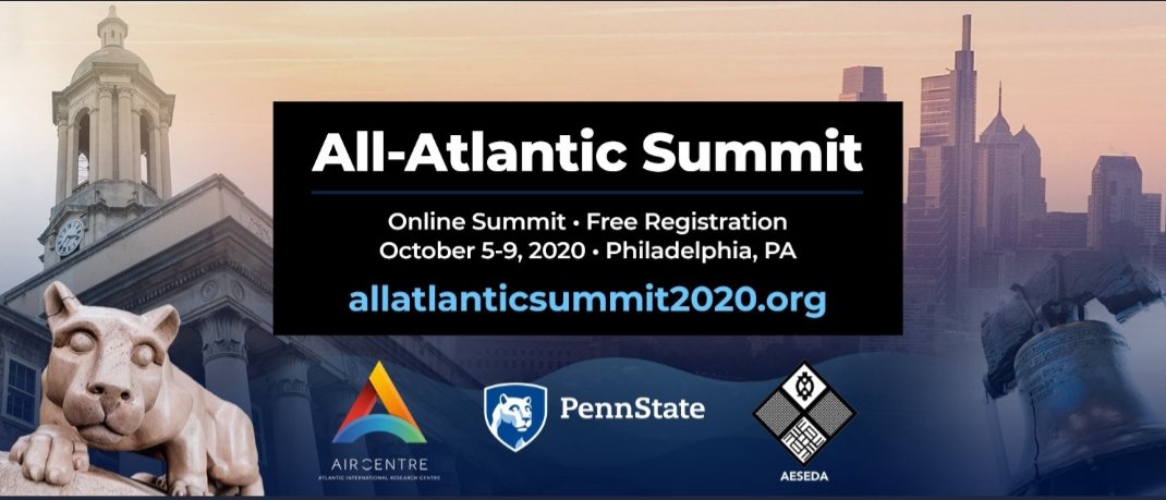 aesedapsu's tweet photo. Day 5| Final Remarks of the led #AllAtlanticSummit2020 led by Portugal Minister for Science, Tech&amp; Higher Ed, happening now!
Remarks followed by Closing Concert: Après un Rêve (After à dream) composed by Fauré Elizabeth Allen &amp; Pavel Gomziakov
Tune in Live! @AIRCentre_org https://t.co/2oef4tJb8q