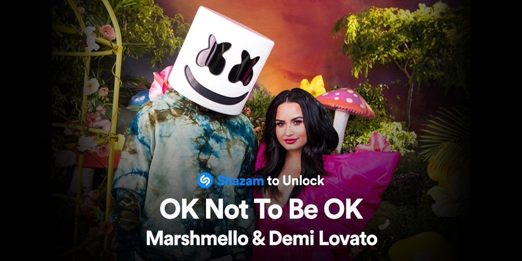.@Shazam OK Not To Be OK for a sneak peek behind the scenes from the music video with me and @ddlovato 🎥 https://t.co/d3WjJsYz9o