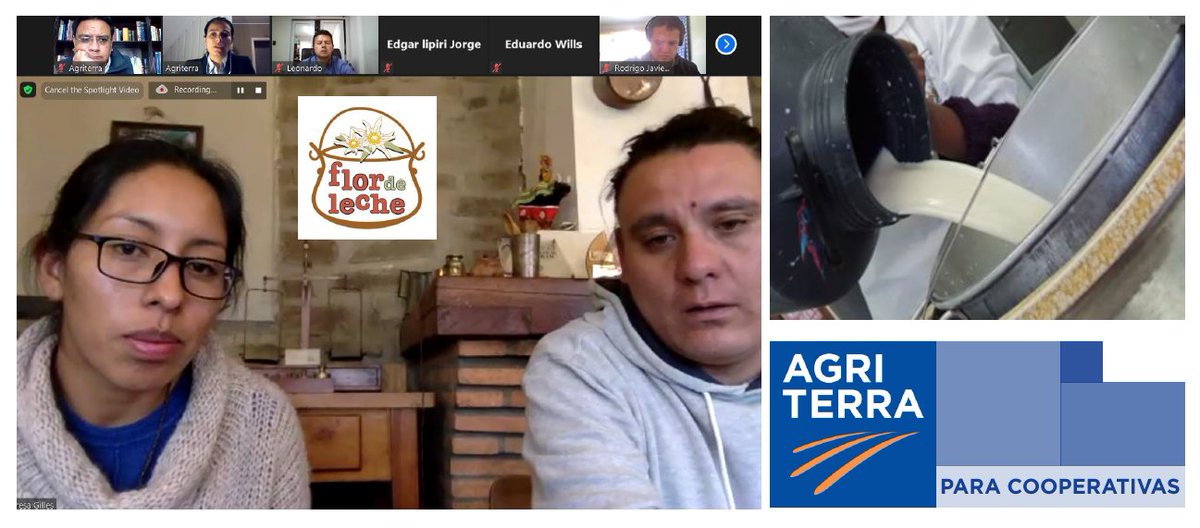 AgriterraLAC's tweet photo. Empresa social Flor de Leche compartió su experiencia de transformación de lácteos con las #asociaciones de #productores de #leche de #Bolivia: #Fedeple, #Fedeplet, #Asople, #APL y #LaPurita en #GiraVirtual Gestión de la Productividad y la Calidad en la Transformación de #Lácteos https://t.co/NRQJP78wlR