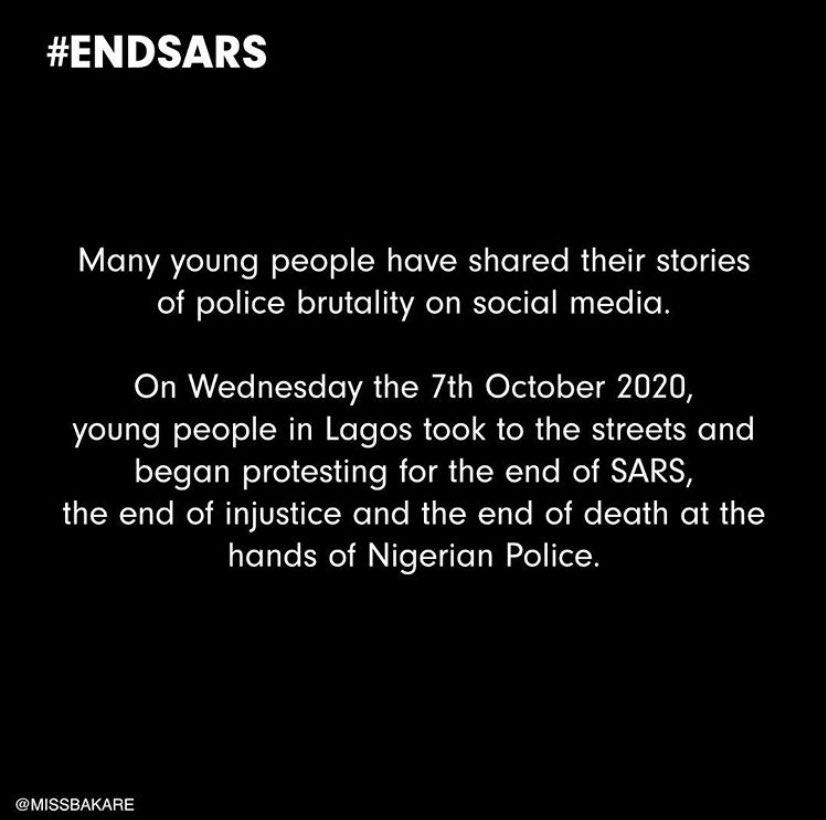 here are some simple infographics to read and share. #EndSARS #EndSARSNow. infographics by <a href="/missbakare/">👋🏾</a>. Nigerian youth are making noise - the Nigerian government NEED to listen. #EndSARSProtests