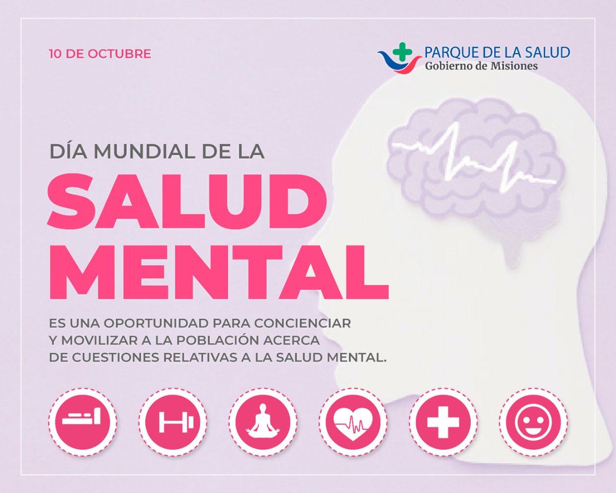 👉10 de Octubre del 2020: Día Mundial de la Salud Mental 
#DiaMundialSaludMental #hospital