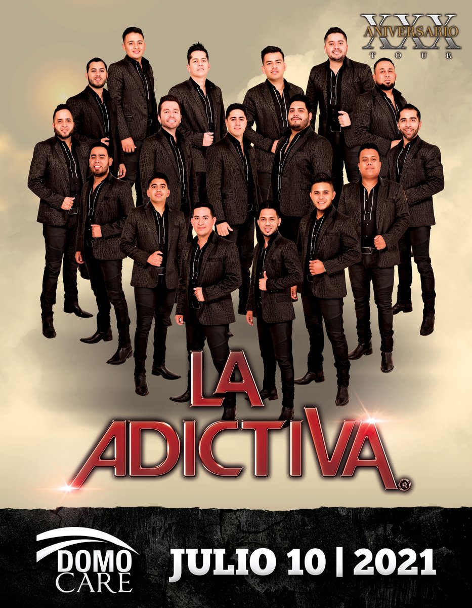 ¿Ya están listos para cantar todas las rolas de <a href="/adictivaoficial/">La Adictiva</a>? 🎤  ¡Te esperamos el 10 de Julio del 2021! 

Los boletos adquiridos para la fecha del 2020 serán válidos para estas nuevas fechas. 🎫

Boletos disponibles en bit.ly/3cSXUgo.