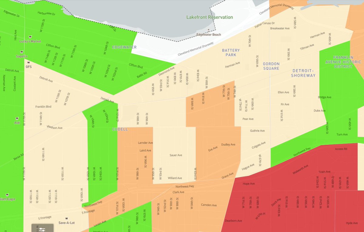 DetroitShoreway's tweet image. The #2020Census deadline is now Oct. 31, and only the green tracts in this map have reached the 2010 response rate!

Remind someone you know to respond at my2020census.gov. It's anonymous and helps our community receive funding. #completecountcle