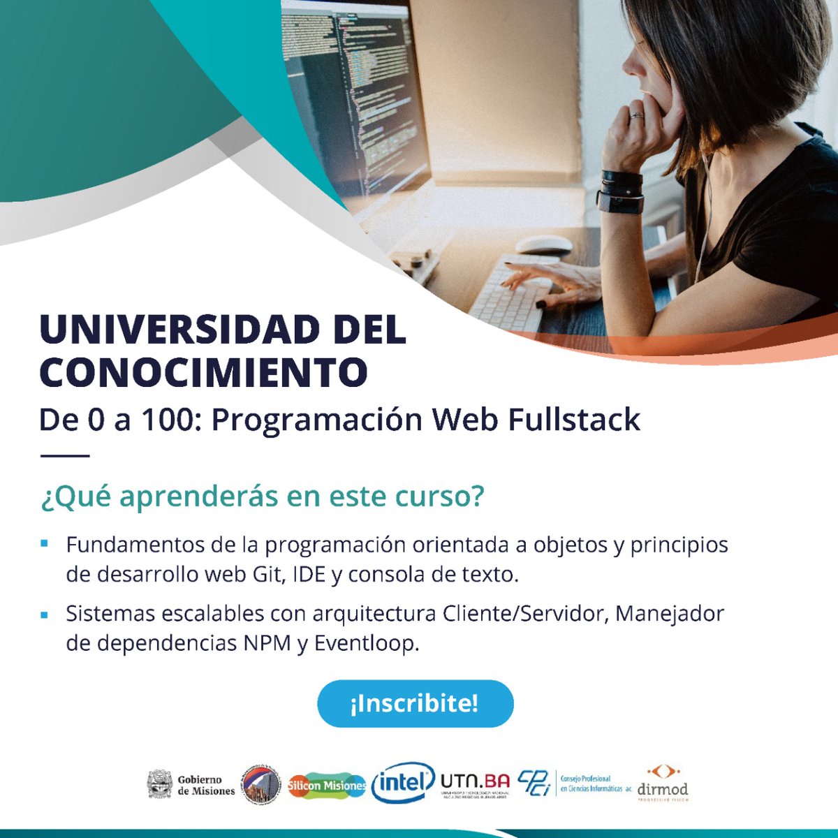 ¿Primeros pasos? Como empezar es la pregunta más común que surge ¡aprovechá los espacios de <a href="/SiliconMisiones/">Silicon Misiones</a>! Aprende, experimenta, potenciate. Certificado por la <a href="/frbautn/">UTN Buenos Aires</a> y el CPCI
👇🏼✨👇🏼✨👇🏼✨👇🏼✨👇🏼✨👇🏼
siliconmisiones.gob.ar/de-0-a-100-des… <a href="/flalomorales/">Flavia</a>