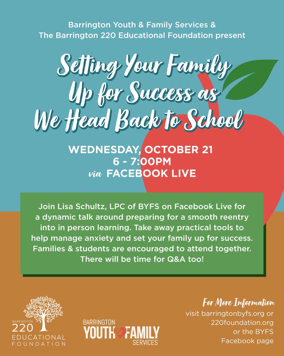 Earlier this year,  the Foundation granted funds to <a href="/BarringtonBYFS/">BYFS</a> to develop a series of workshops/exercises for middle and high school students to navigate the pandemic changes in our lives.  Hear the best of these strategies/skills as we move into hybrid learning.