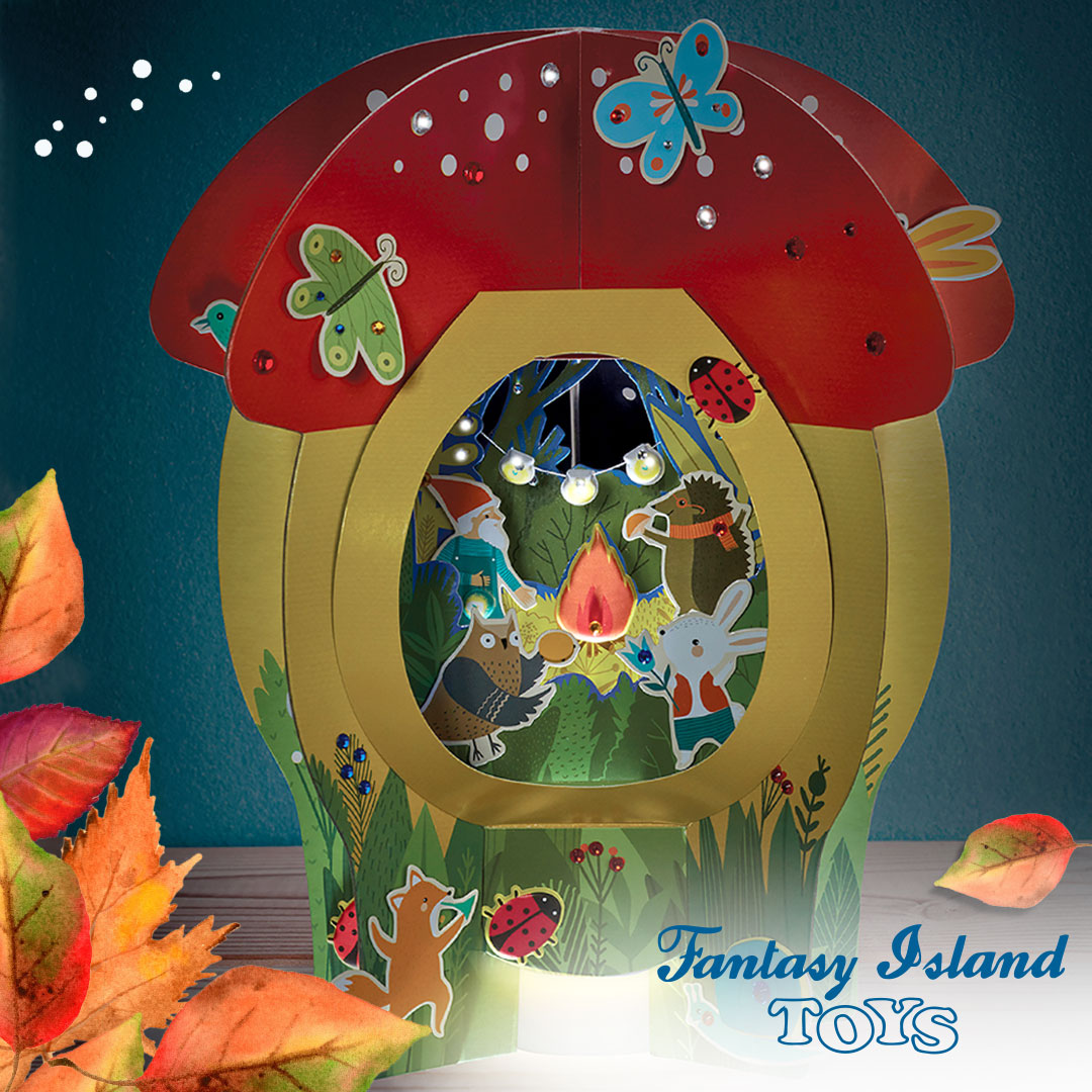 Forest Festival Lanterns = Fun sisters project!
Assemble, decorate &amp; Light it up! $24.99