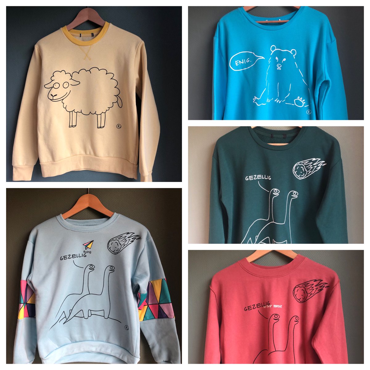 HOERA! Ik heb sinds vandaag een webshop! Met vrolijke mondkapjes, tweedehands truien en ansichtkaarten - veel dino's, veel chagrijnige beren en verrassend weinig landbouwwerktuigen uit de 18e eeuw. 

renskedegreef.nl/shop