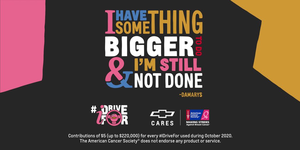 Kerri Cross (@kerricross110) on Twitter photo Retweet this and show us who drives you to a bigger purpose with #IDriveFor and #Chevy will contribute $5 (up to $220,000) to the @AmericanCancerSociety <a href="/AllisonW_Sports/">Allison Williams</a> Retweet this and show us who drives you to a bigger purpose with #IDriveFor and #Chevy will contribute $5 (up to $220,000) to the @AmericanCancerSociety <a href="/AllisonW_Sports/">Allison Williams</a>