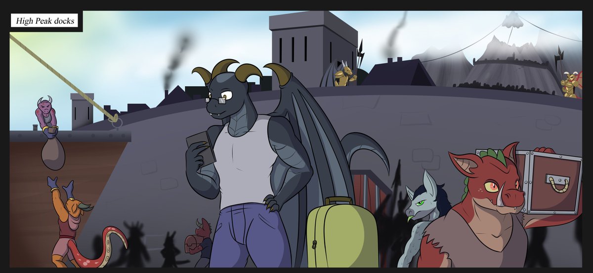 albornstella's tweet photo. Daddy trip just turned in to Daddy n mommy trip! Onward, to Albornstella!
#alexlive97 #comic #art #fantasy #albornstella #welcometoalbornstella #comedy https://t.co/0LoapbDvBX