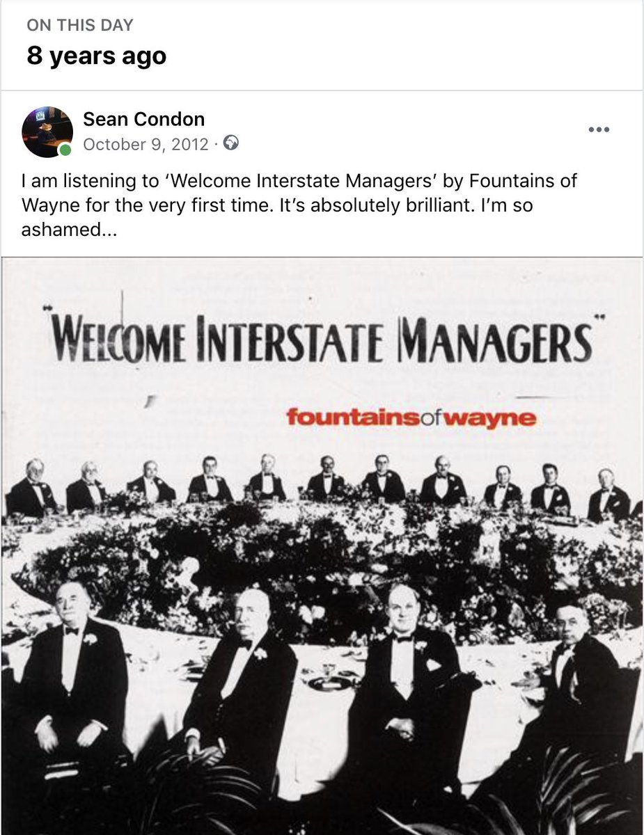 spc1965's tweet photo. Eight years ago today. Still can't believe I discovered this brilliant album so late...
#fountainsofwayne
#lookpark https://t.co/oIjc1MfHyX