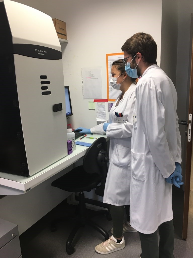 CNRS_dr17's tweet photo. #CNRSinsolite | Chercheurs et chercheuses d'un jour, c'est l'expérience qu'ont pu vivre nos visiteurs au sein des équipes du #CRCINA. Comptage de cellules, pipetage et extraction d’ADN étaient au programme ! 🔬
#FDS2020 @Inserm @UnivNantes @UnivAngers @INSB_CNRS #Nantes https://t.co/IiwC4IEbGM