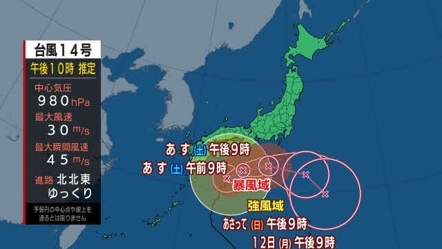台風来ない