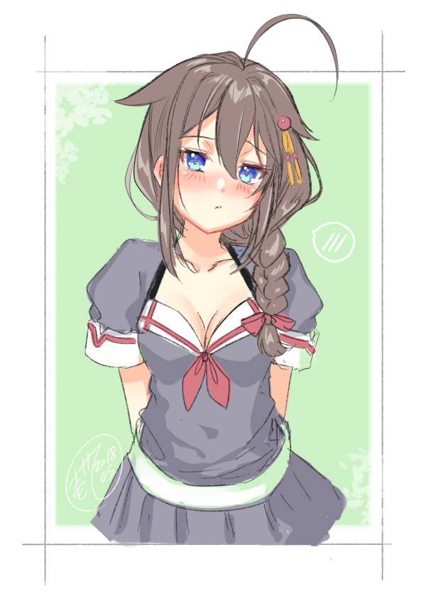 艦これ「アレンジ制服系時雨ちゃん再掲 #艦これ 」|壱十九 / illustratorのイラスト
