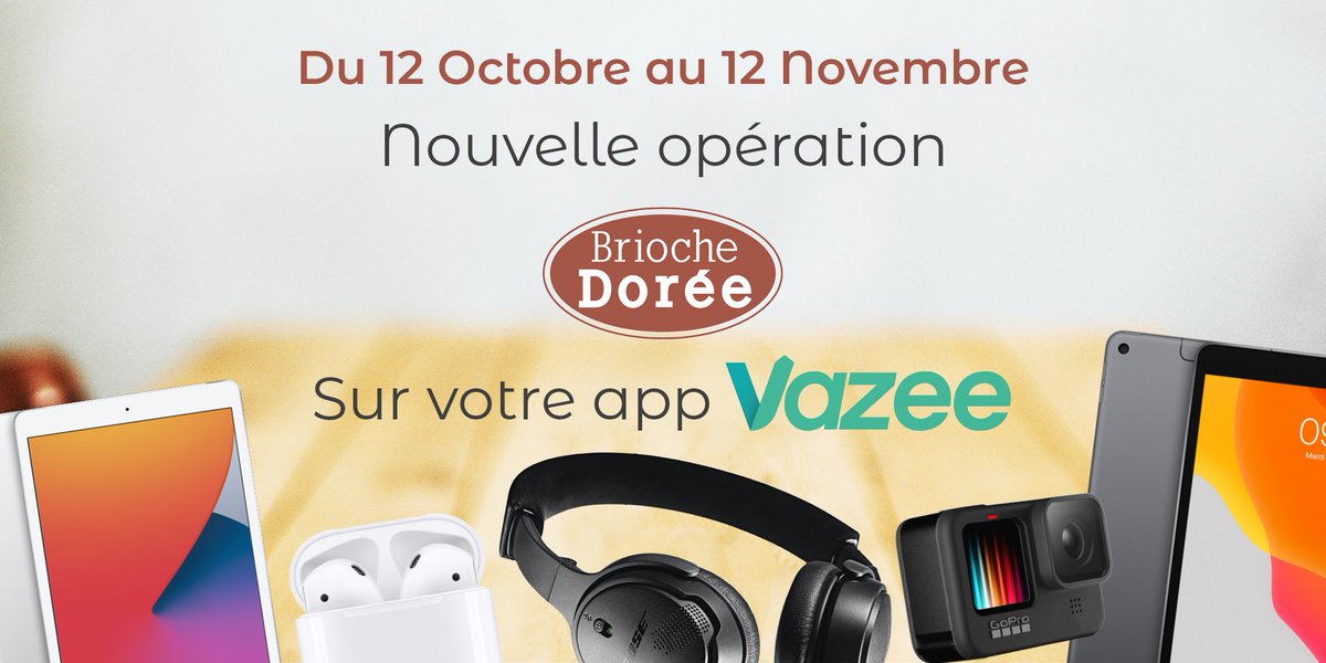 vazeeapp's tweet photo. Grâce à Brioche Dorée et son partenaire PepsiCo, faites de votre repas un moment convivial plein de surprises. 😍

📱 Pour participer, RDV sur l'application Vazee https://t.co/wtT0bM9F11