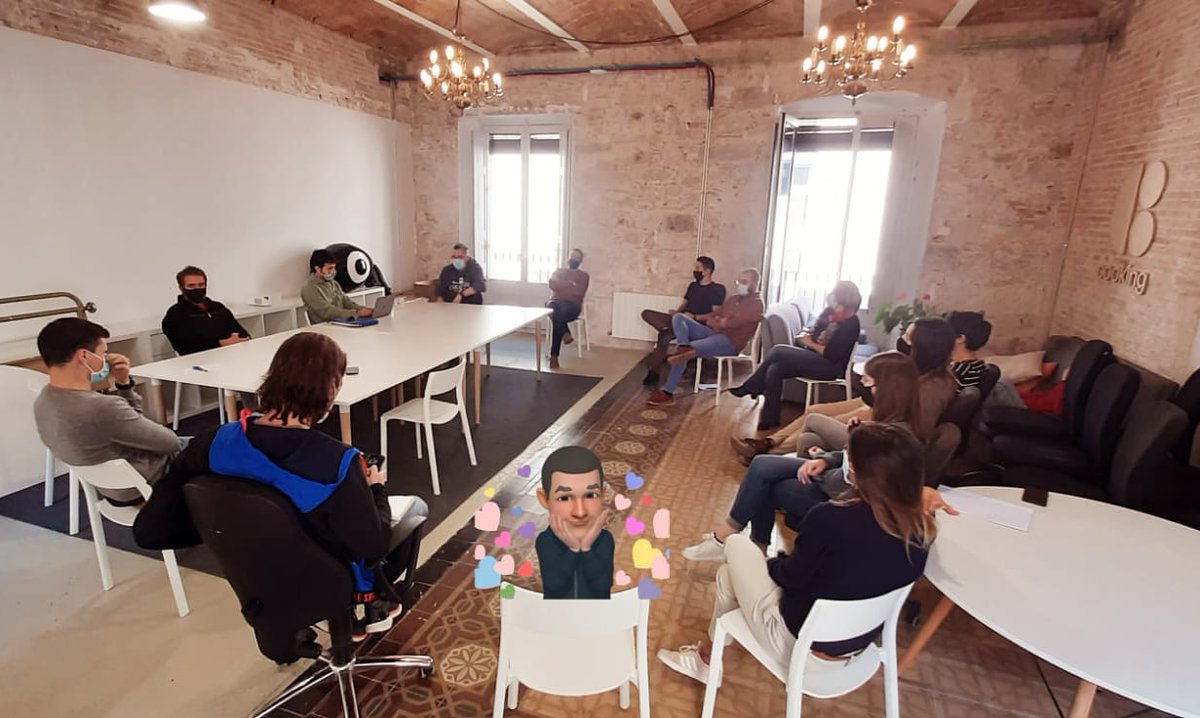cookingirona's tweet photo. sabem que ha passat un altre mes perquè toca assamblea: és hora de posar les coses en comú i prendre les decisions que calgui per seguir avançant 💪💥😀
#cookingirona #somCooking #coworkingGirona #coworkingcooperatiu #girona #barrivell https://t.co/IKF11dwAVy