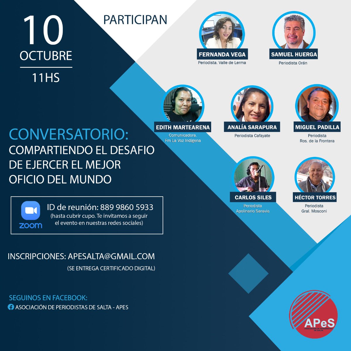 Asociación de Periodistas de Salta (@apesalta) on Twitter photo 