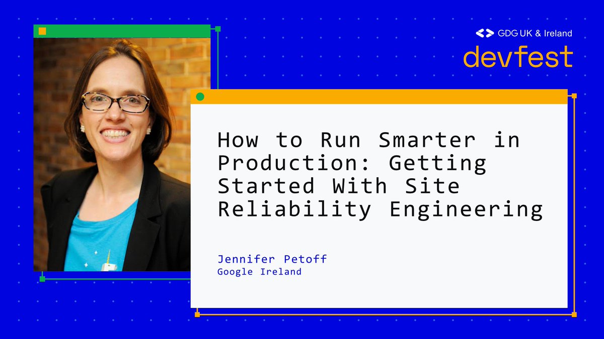 DevFest_UKI's tweet photo. @jennski Confirmed!

This talk will highlight key SRE principles and how they map to recognized DevOps focus areas. We’ll also discuss how any organization can adopt SRE.

👉 https://t.co/LygINQQoHR
#google #engineering #technology #devops #app #SRE #cloud #web https://t.co/Hqxdc7XU2K