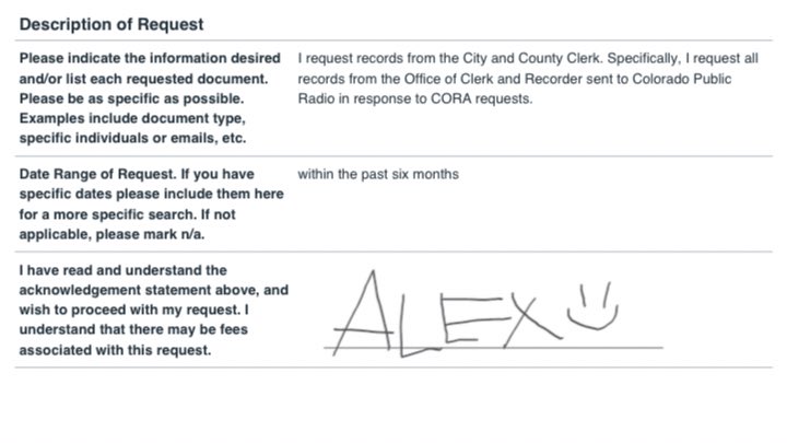 Then! I get word that a guy named Alex Gano, a local housing attorney, is asking for all the records I asked for.