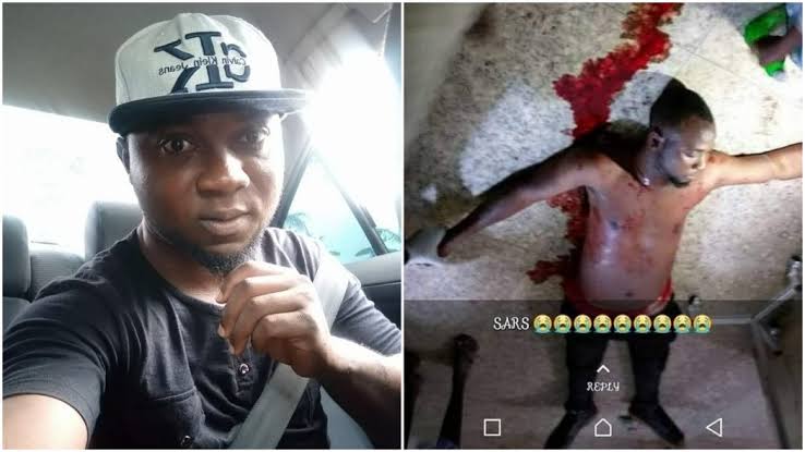 They refused to get into the van and one Mr. Gbadamosi Lukman shot him. He died in a hospital.Give us jobs?No.Give us good healthcare?NoSecurity?HahaOkay let us japa? NoTunde is deadViewers discretion advised.  #EndSarsNow  #EndSARSImmediately  #ReformPoliceNG  #EndSARS