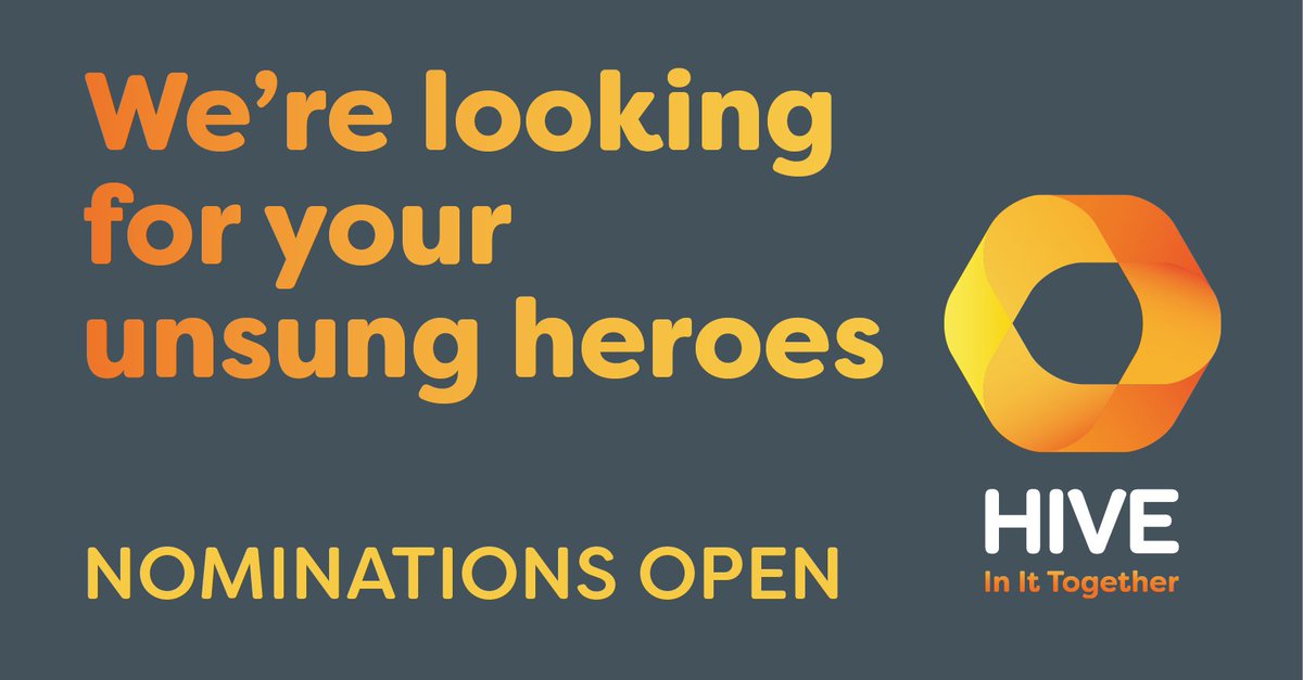 The #HiveBwD In It Recognition Awards nomination deadline closes on Friday 23 October
Make sure to submit your nomination to shine a light on Blackburn with Darwen’s individuals, organisations and businesses that have gone above and beyond in a time of national crisis.