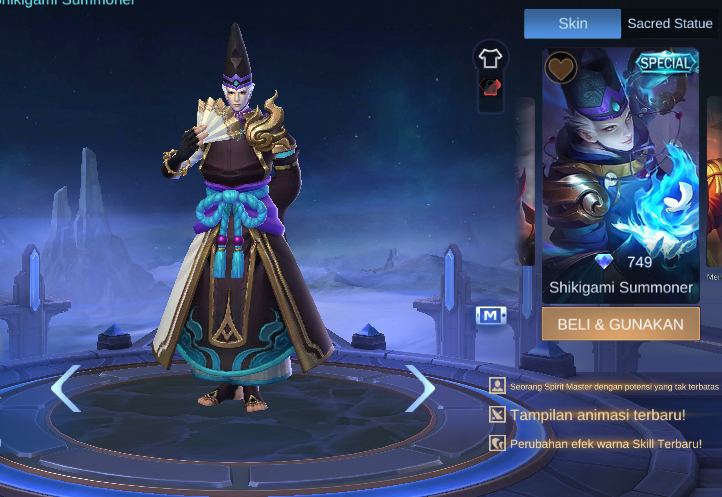 pasartua1's tweet photo. @MobileLegendsOL I want skin Shikigami Summoner plis....  408792342 ( 9846 ) https://t.co/7VBy6UNhln