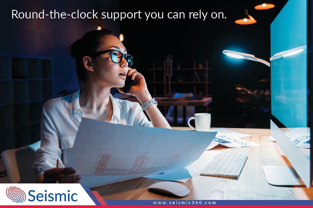 SeismicLLC's tweet photo. Seismic Managed Services Operation Centers are staffed with highly skilled, highly certified resources providing remote infrastructure management for our clients 7×24×365. https://t.co/aMIwpXOQ3W #managedservices #networksolutions #infrastructure https://t.co/eFPeLesP03