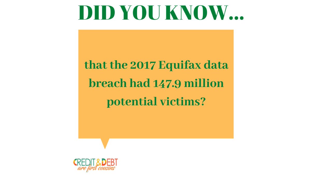 Did you know, that in September of 2017, Equifax announced a data breach that exposed the personal information of 147 million people? 😲

#PRFInstitute #fraud #security #creditmonitoring #cybersecurity #personalinformation #protection #security #onlinesecurity #onlinesafety